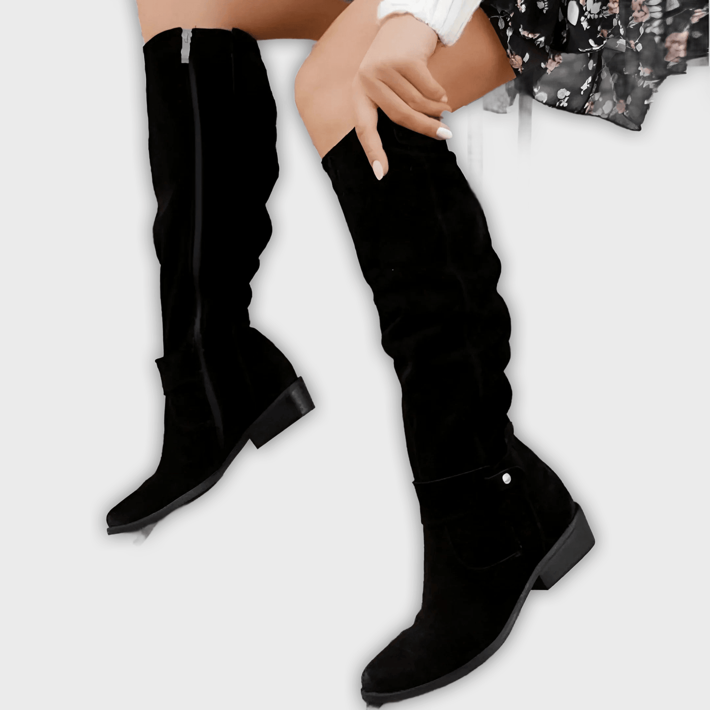 Reverie - Stylish Suede Knee Boots