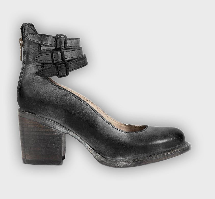Ever - Women’s Round Toe Chunky Heels | Stylish Comfort for Every Occasion