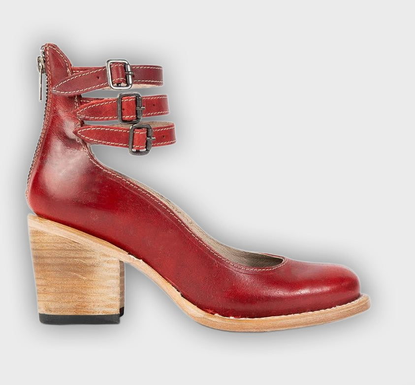 Ever - Women’s Round Toe Chunky Heels | Stylish Comfort for Every Occasion