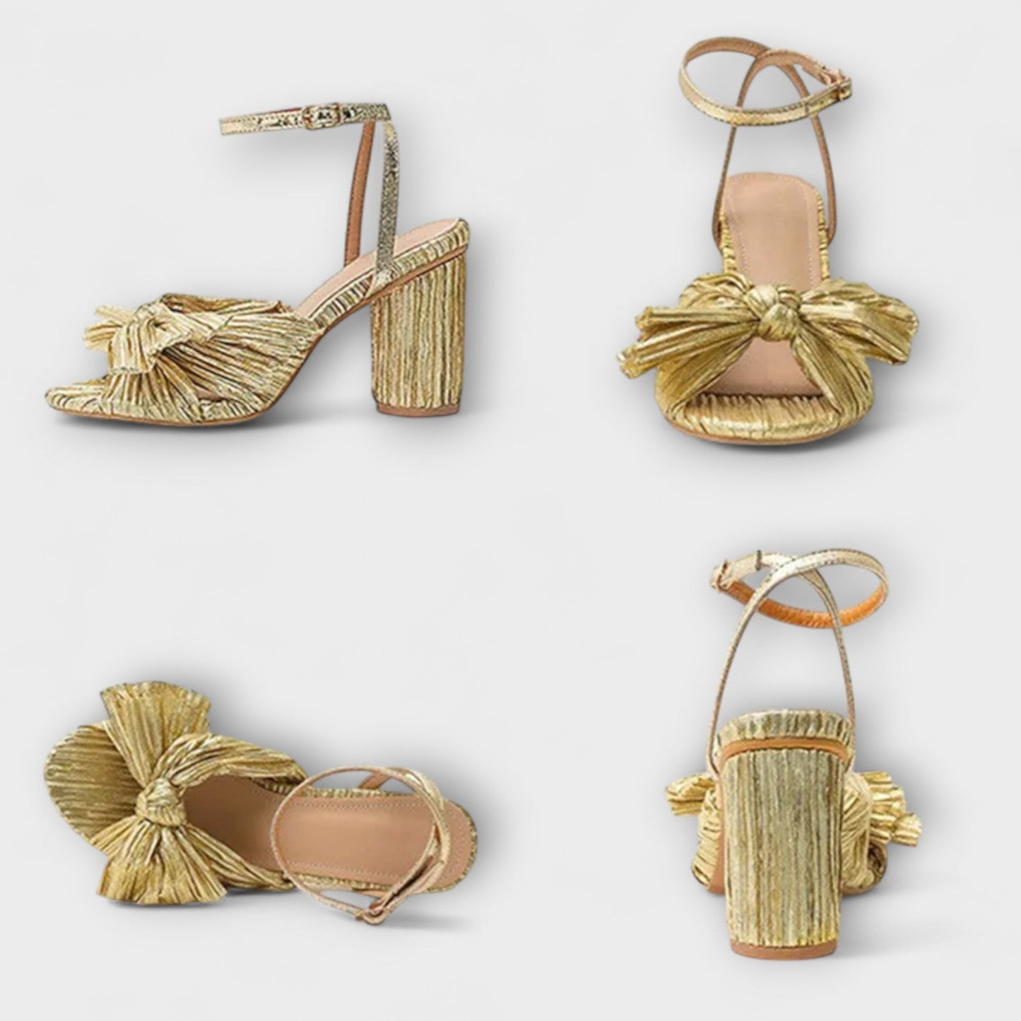 Fee - Sandals with a Thick Bow