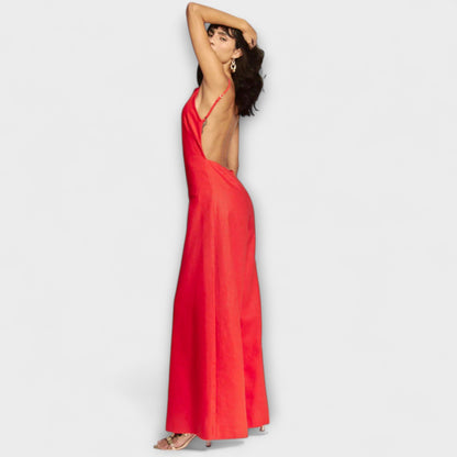 Ylva - Shimmering Halter Jumpsuit