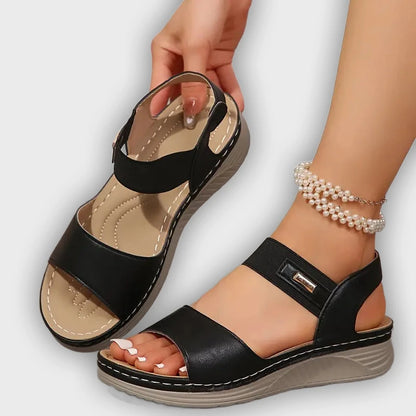 Paige - Comfort Cushioned Wedge Sandals