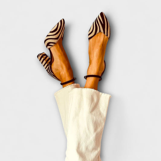 Zebrina – Bold Zebra Print Heels