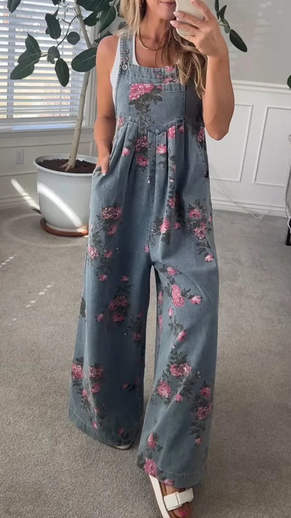 Floral Print Jumpsuit