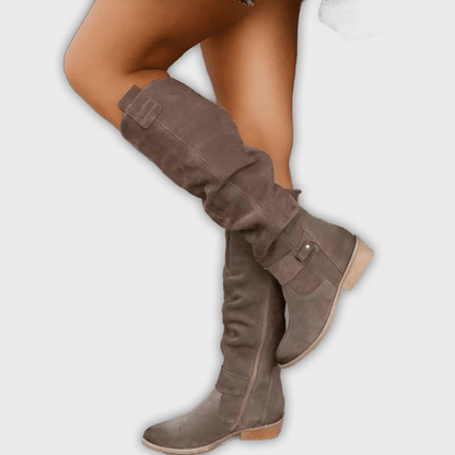 Reverie - Stylish Suede Knee Boots