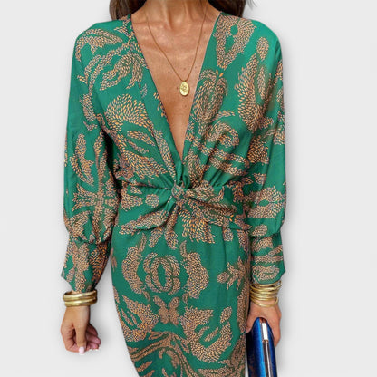 Oriana - Elegant Long Sleeve Dress
