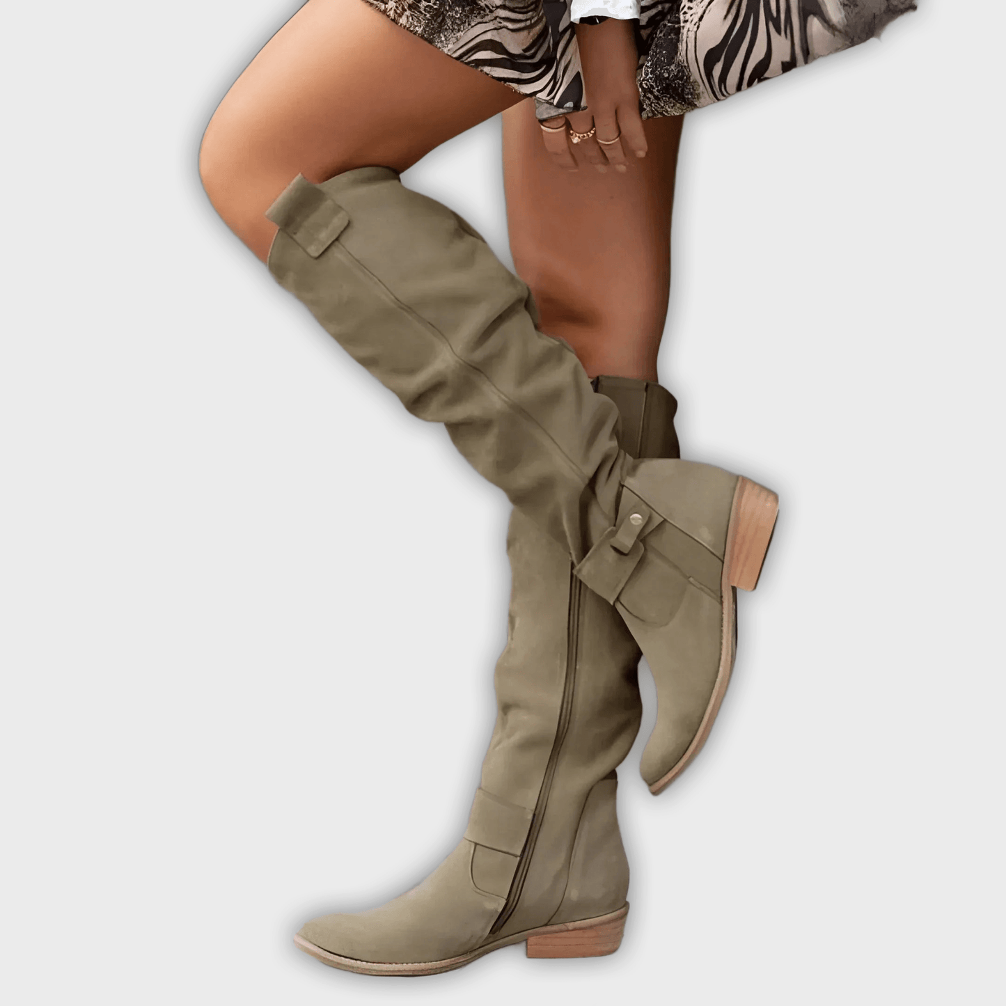 Reverie - Stylish Suede Knee Boots