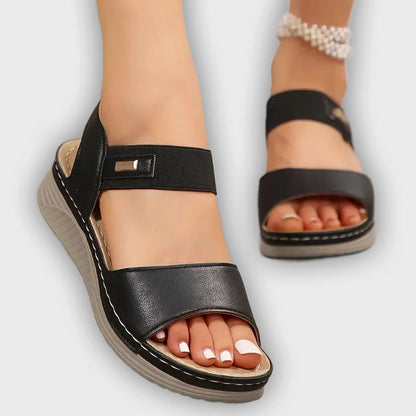 Paige - Comfort Cushioned Wedge Sandals