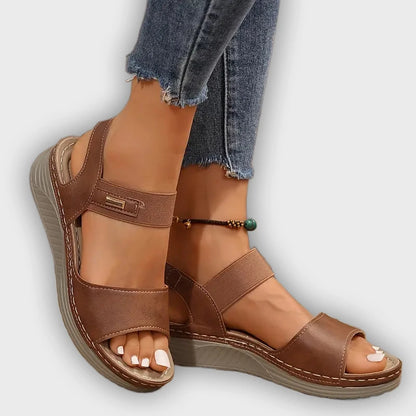 Paige - Comfort Cushioned Wedge Sandals