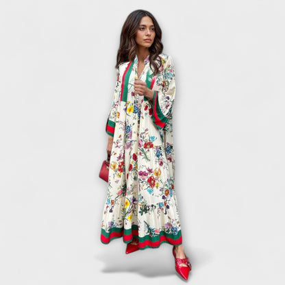 Oriana - Floral Print Maxi Dress