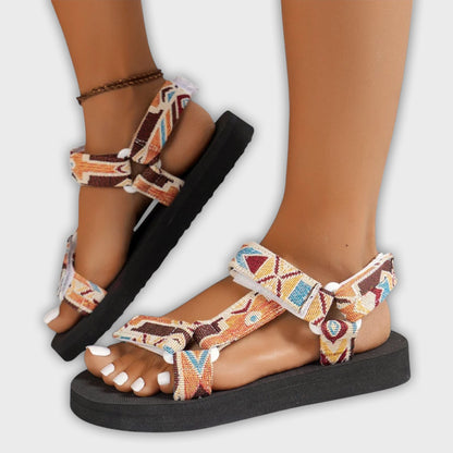 Hemp Rope Summer Flat Sandals for Women