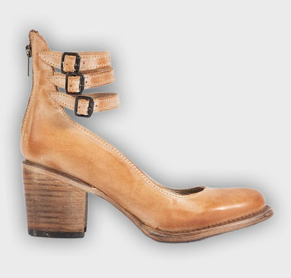 Ever - Women’s Round Toe Chunky Heels | Stylish Comfort for Every Occasion