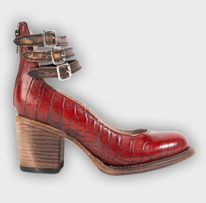 Ever - Women’s Round Toe Chunky Heels | Stylish Comfort for Every Occasion