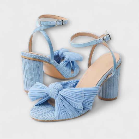 Fee - Sandals with a Thick Bow