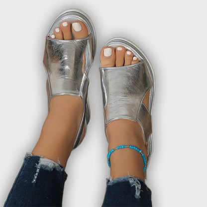 Emberly - Wedge Platform Orthopedic Sandals