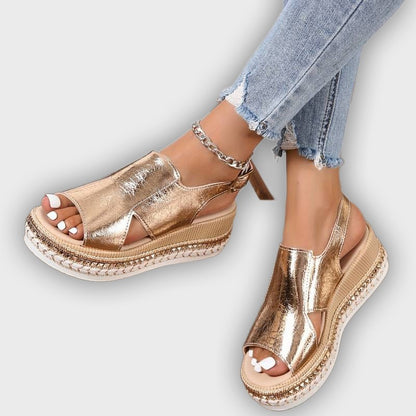 Emberly - Wedge Platform Orthopedic Sandals